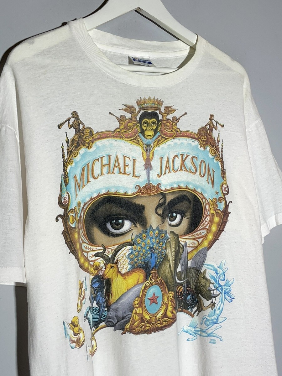 1992 Michael Jackson Vintage Dangerous Tour T-Shirt Tee USA 1992 Michael Jackson Vintage Dangerous Tour T-Shirt Tee USA