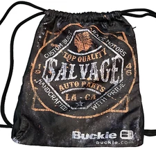 Buckle Salvage Bag Auto Parts Car Mechanic Drawstring Backpack