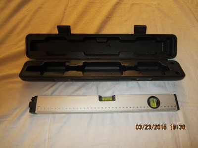 Preowned LAZERPRO Aluminum Level in Original Hard Case PERFECT WORKING CONDITION