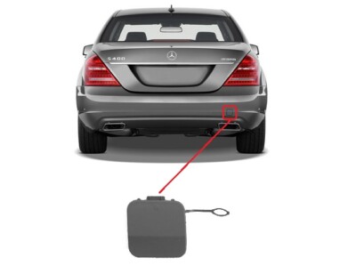 NEU MB S-Klasse W221 2009-2013 NEU Heckstoßstange Abschlepphaken Abdeckung