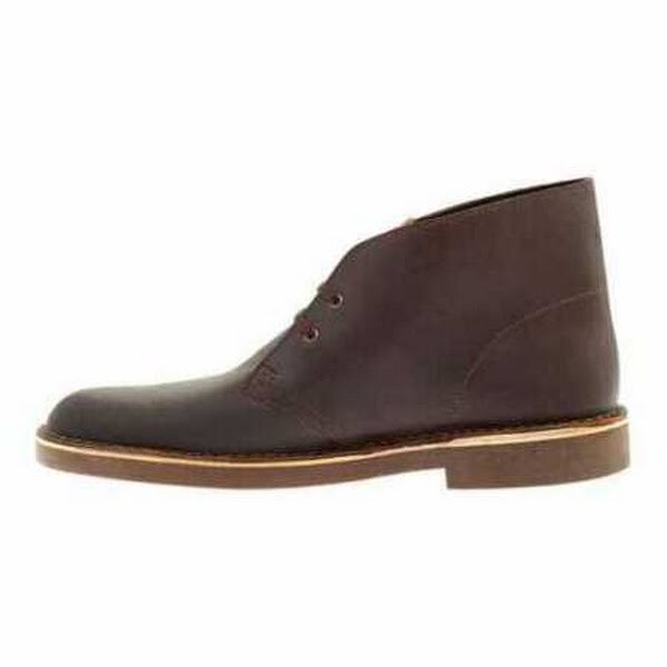 CLARKS Mens Vargo Apron Dark Brown Leather | eBay display picture 2