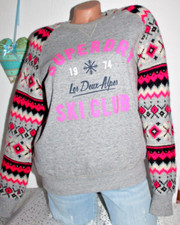 SuperDry*Ski Club Schöner Winter Pullover Norweger Muster Damen Wollpullover 40