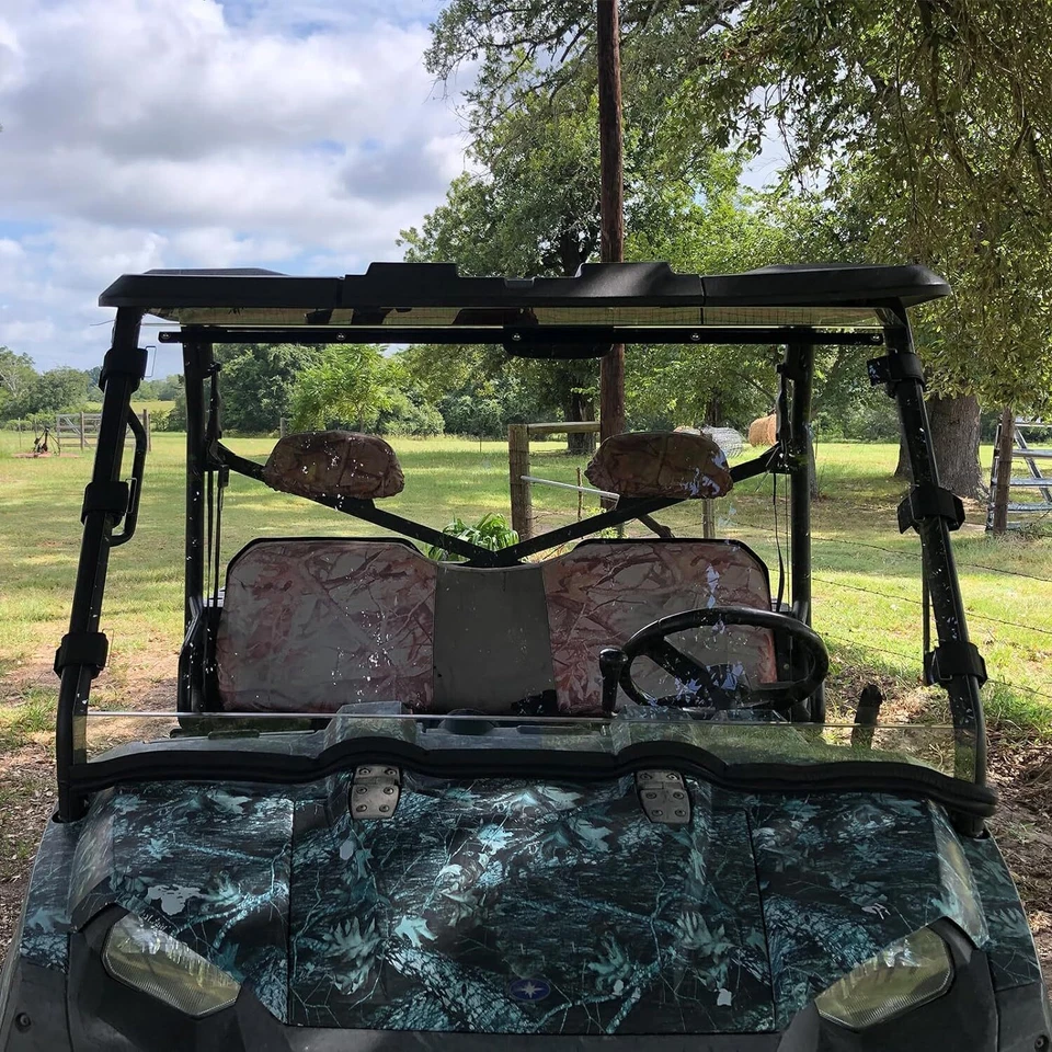 For 2010-2016 Polaris Ranger XP 800 570 Scratch-Resistant Front Full Windshield Foto 4 de 4