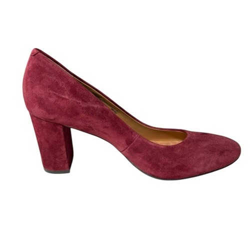 Vionic Burgundy Suede Amor Mariana Pump Womens size 7 arch Support - Picture 8 of 10