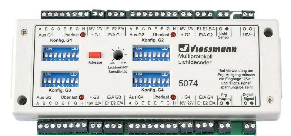 Viessmann 5074 Multiprotokoll-Lichtdecoder