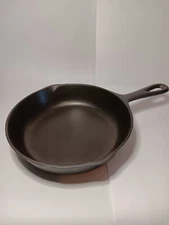 Birmingham Stove And Range Red Mtn Cast Iron Skillet #5Z Cleaned With One...