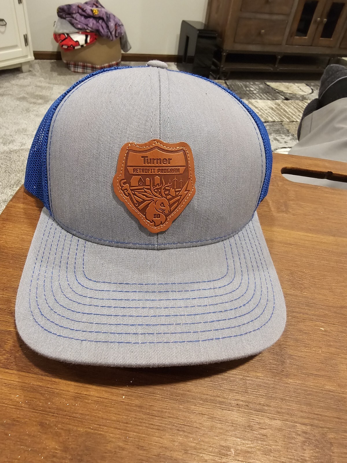 Turner Retrofit Program Leather Patch Hat Cap Sna… - image 1