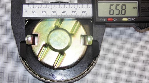 Tankdeckel ZÜNDAPP KS 175 - 58mm Ø 86mm- cap fuel tank - Bild 6 von 6