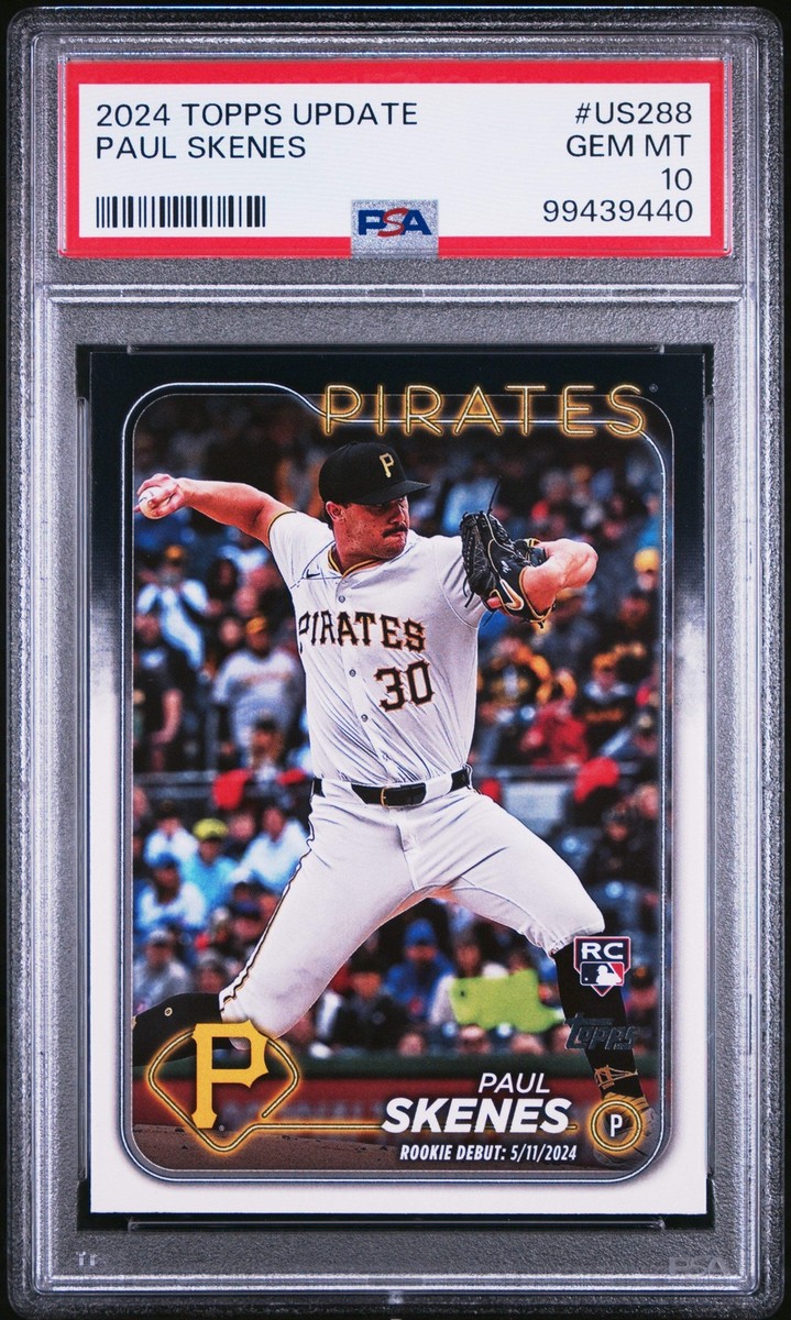 Graded 2024 Topps Update Paul Skenes #US288 Rookie RC