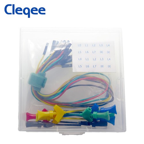 Mini Grabber SMD IC Test Hook Clip Jumper Probe Test Lead Kit for Logic Analyzer - Picture 9 of 9