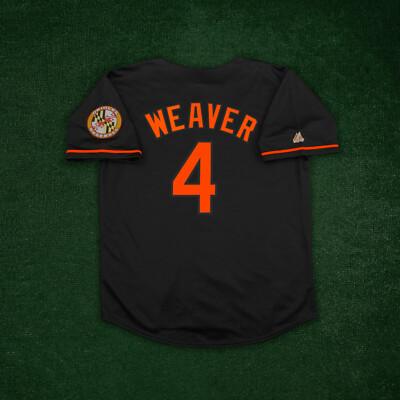 Earl Weaver Baltimore Orioles Men's Alternate Black Jersey w/ Team Patch