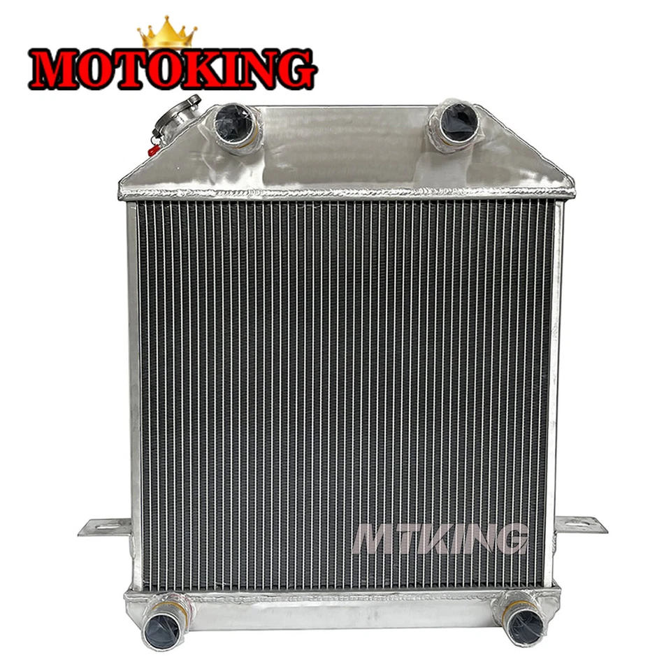 Full Aluminum Radiator Fit 1939-1940 40 39 Ford Deluxe/Pickup Truck Flathead V8 - Image 2 of 4