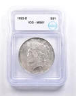 1922-D Peace Silver Dollar MS61 ICG *4568
