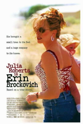 72051 Erin Brockovich Movie Julia Roberts Wall Decor Print Poster