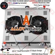 4Row Radiator Shroud Fan for 2005-18 Nissan Frontier Xterra Pathfinder/ Equator