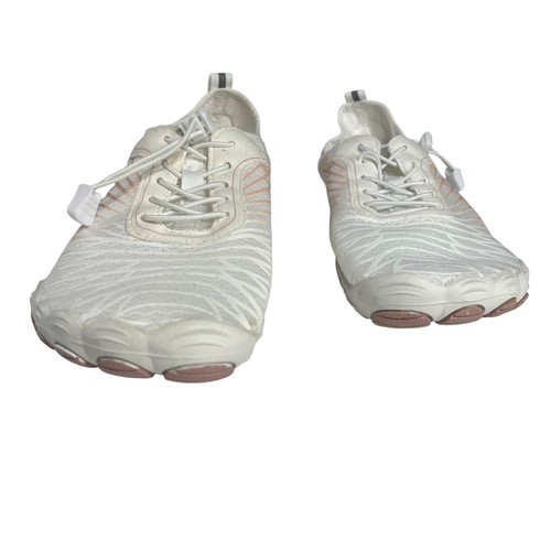 HF Barefoot Shoes Running Breathable Mesh Minimalist Sneakers Water White SZ 43 - Picture 4 of 14