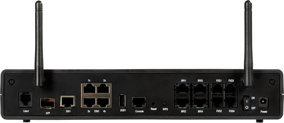 Aethra BG8544EWAC  Router VDSL2 35b interface, SFP  4 analog and 4 ISDN WiFi ac