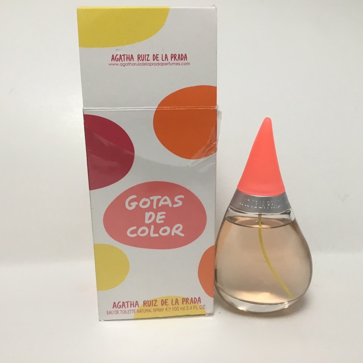 Agatha Ruiz De La Prada Gotas De Color Eau De Toilette Spray (Tester) By Agatha Ruiz De La Prada - 3.4 oz Agatha Ruiz De La Prada Gotas De Color Eau De Toilette Spray (Tester) By Agatha Ruiz De La Prada - 3.4 oz