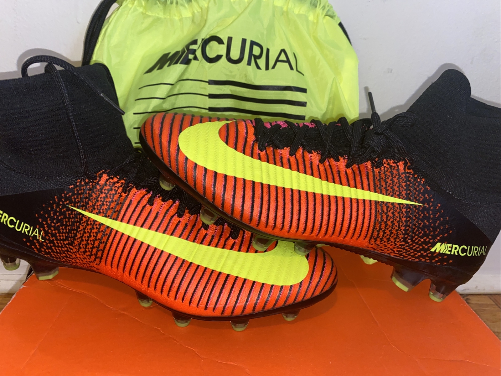 Nike Mercurial Superfly 5 Sz 10 Ag-pro Total Crimson/volt-black-pink Blast  | eBay