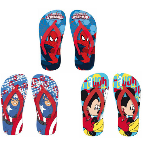 Chicos Niños Disney Personaje los Vengadores/Hombre Araña/Zapatos Sandalias  Ojotas de Mickey | eBay