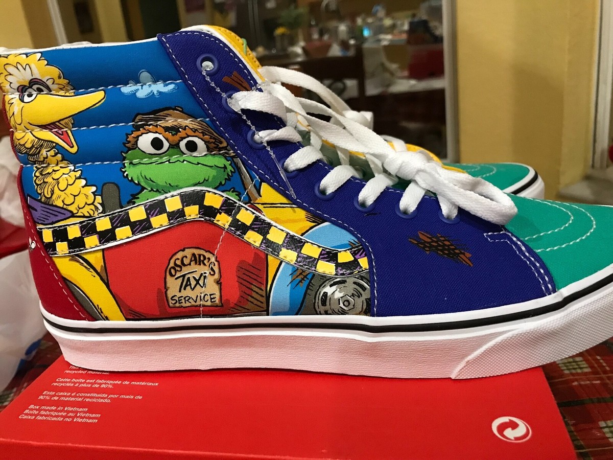 Sesame Street × Vans Sk8-Hi Sesame Multi Shop Vans Vans X Sesame Street Sk8-Hi in Multi