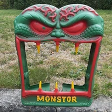 Vintage MONSTOR Vendall 1988 Vending Machine Frame Shell Cover Monster Horror