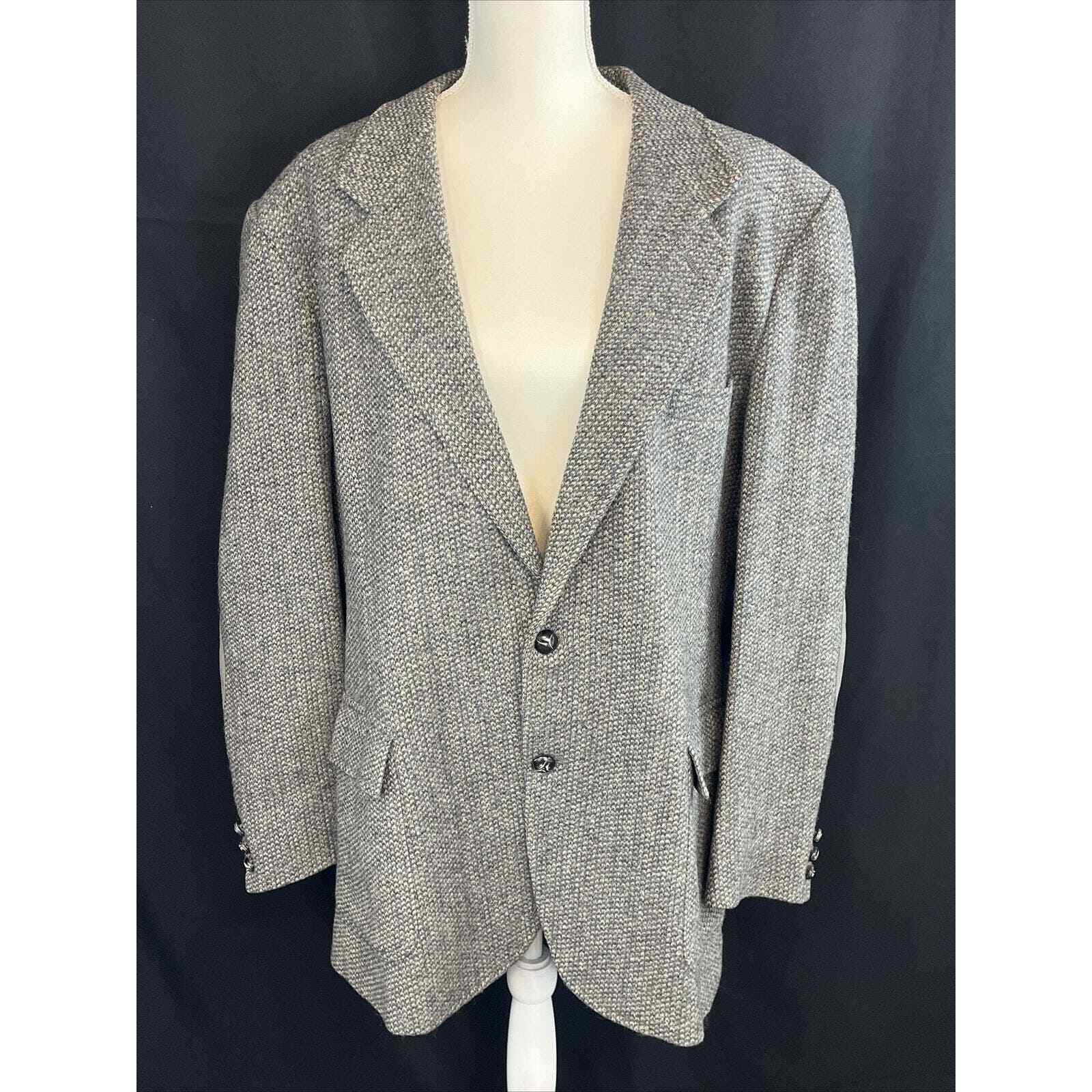 Men's VTG Pendleton Blazer Sport Coat Wool Tweed … - image 1