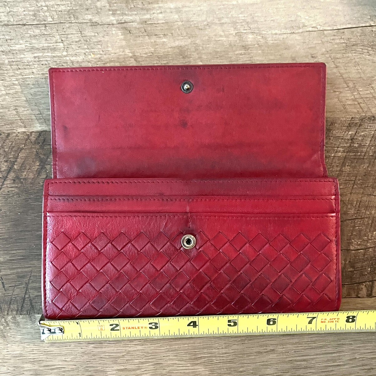 Bottega Veneta Intrecciato Long Wallet - Red | eBay Bottega Veneta Intrecciato Long Wallet - Red | eBay
