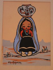 Gerda Christoffersen 'Oodees' #104 Apache Papoose Style Matted Print — listing 6
