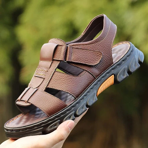Men's Shoes Summer Sandals Slippers Beach Outdoor Thick-soled Flats Footwear - Bild 7 von 19