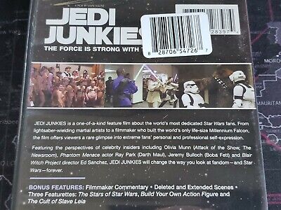 Jedi Junkies-DVD-Olivia Munn/Ray Park-Star Wars fandom/Cosplay-new/sealed  767685283974