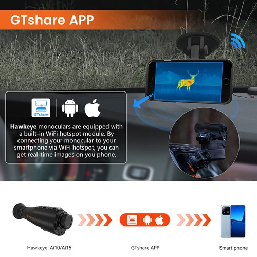 Thermal Imager AI 384*288 50Hz Thermal Night Vision Hunting Monocular 8X Zoom AU - Picture 18 of 24
