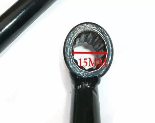 Nouveau Support De Repos De Pied Avant Noir S'adapte Pour Moto Royal Enfield - Photo 3/4