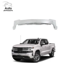 For 2019 2020 2021 Chevy Silverado 1500 W/O Park Steel Front Bumper Chrome