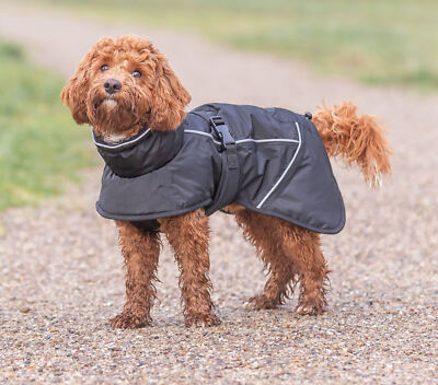 Trixie Wintermantel Brizon Hundemantel gefttert fr Geschirr und Halsband  | eBay.de
