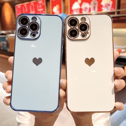 Stoßfeste süße Herz TPU Hülle Cover für iPhone 14 15 13 12 11 Pro Max X XS XR 8 - Bild 15 von 32