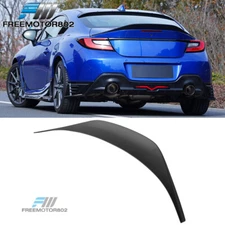 Fits 22-25 Subaru BRZ Toyota GR86 TRD Style Matte Black Trunk Spoiler Wing ABS