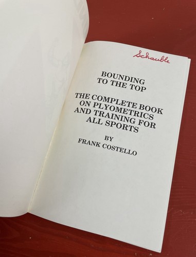 Bounding to the Top by Frank Costello PB 1980 ~ Plyometrics Pete Koch RARE OOP - Picture 7 of 19