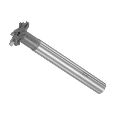 T-Slot Milling Cutter 6 Flutes 1'' Cutting Dia 0.12'' Depth Carbide Tip