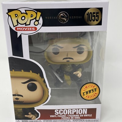 Funko Pop! Movies Mortal Kombat Scorpion Limited Edition Chase 1055 W/Protector