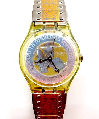 Swatch Gent Flex Original GK194 Prince Iron Heart Watch 1995 