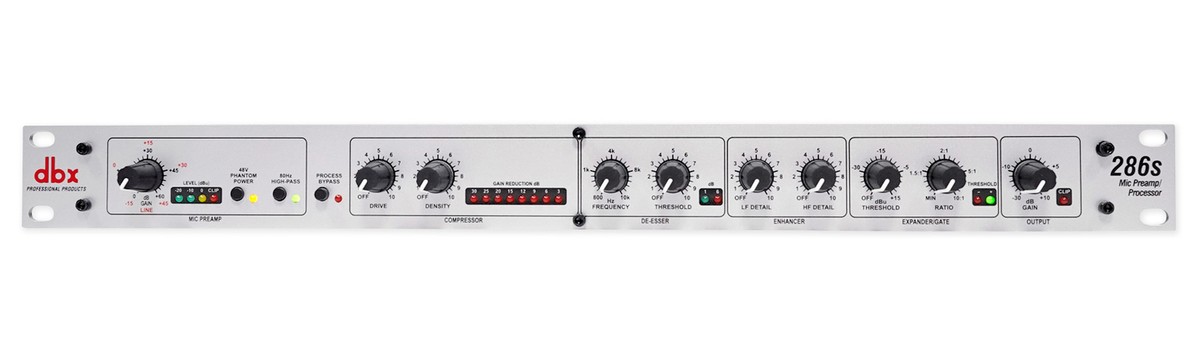 dbx 286s Mic Preamp 　WW4729 286s | dbx Professional Audio | English