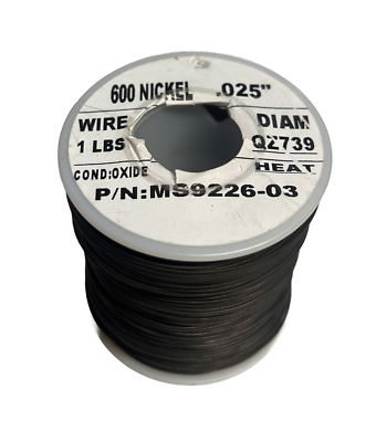 600 Nickel MS9226-03 Oxidized Inconel 600 .025