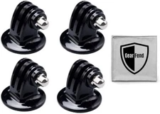 4 Pack Tripod Mount Adapter for Gopro Hero 9 8 7 6 5 4 3 2 Sjcam Xiaoyi Cameras