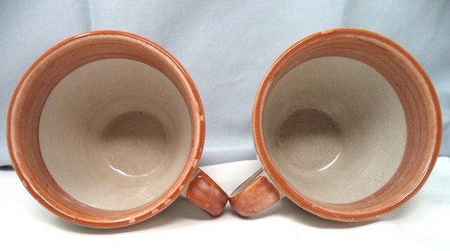 JOHN B TAYLOR Ceramics Stoneware Green Harvest Pear Coffee Cups - Picture 3 of 4
