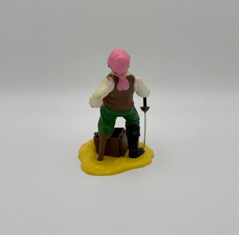 Figura de colección 1979 Wilton Pirate Treasure 5,5" Cake Topper Foto 3 de 4