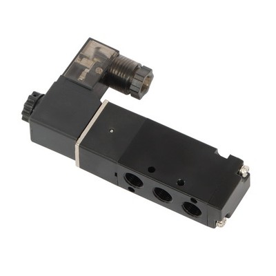 High Flow 5 Way 1/8'' Pneumatic Solenoid Valve 110V AC Electric Control