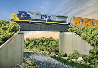 Walthers Cornerstone 933-4502 70' Durchgangsträger-Brückenbausatz