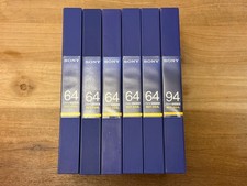 Sony BCT-D64L x5 plus BCT-D94L x1 Digital Betacam Tapes