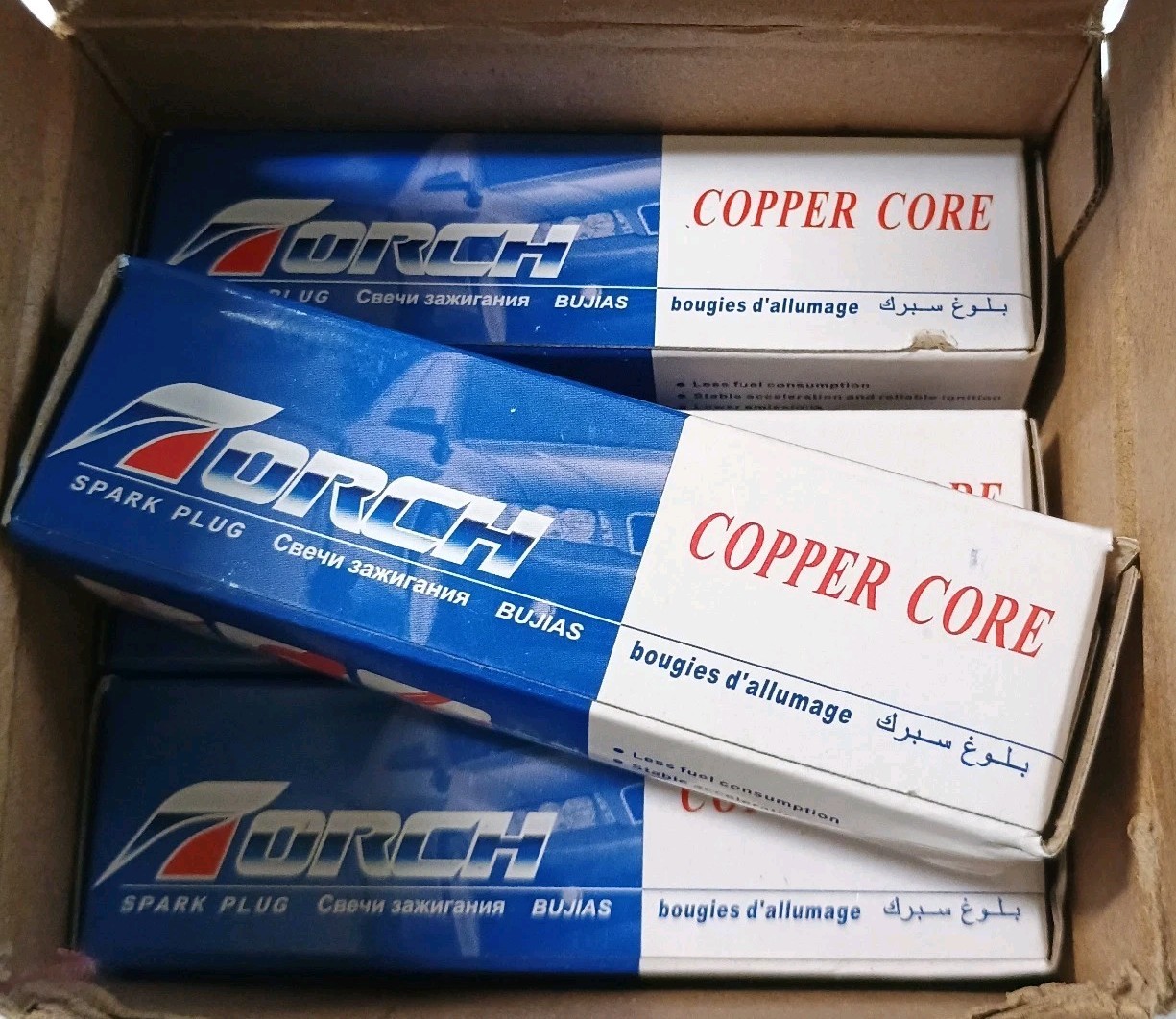 TORCH 4Pk Copper Core Spark Plugs D8RTC D8RTC-9 For XR600R 1985-2000 TRX250